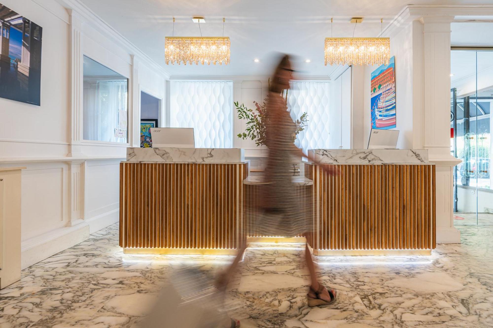โฮเต็ล วิลลา วิกตอเรีย Hotel นีซ ภายนอก รูปภาพ