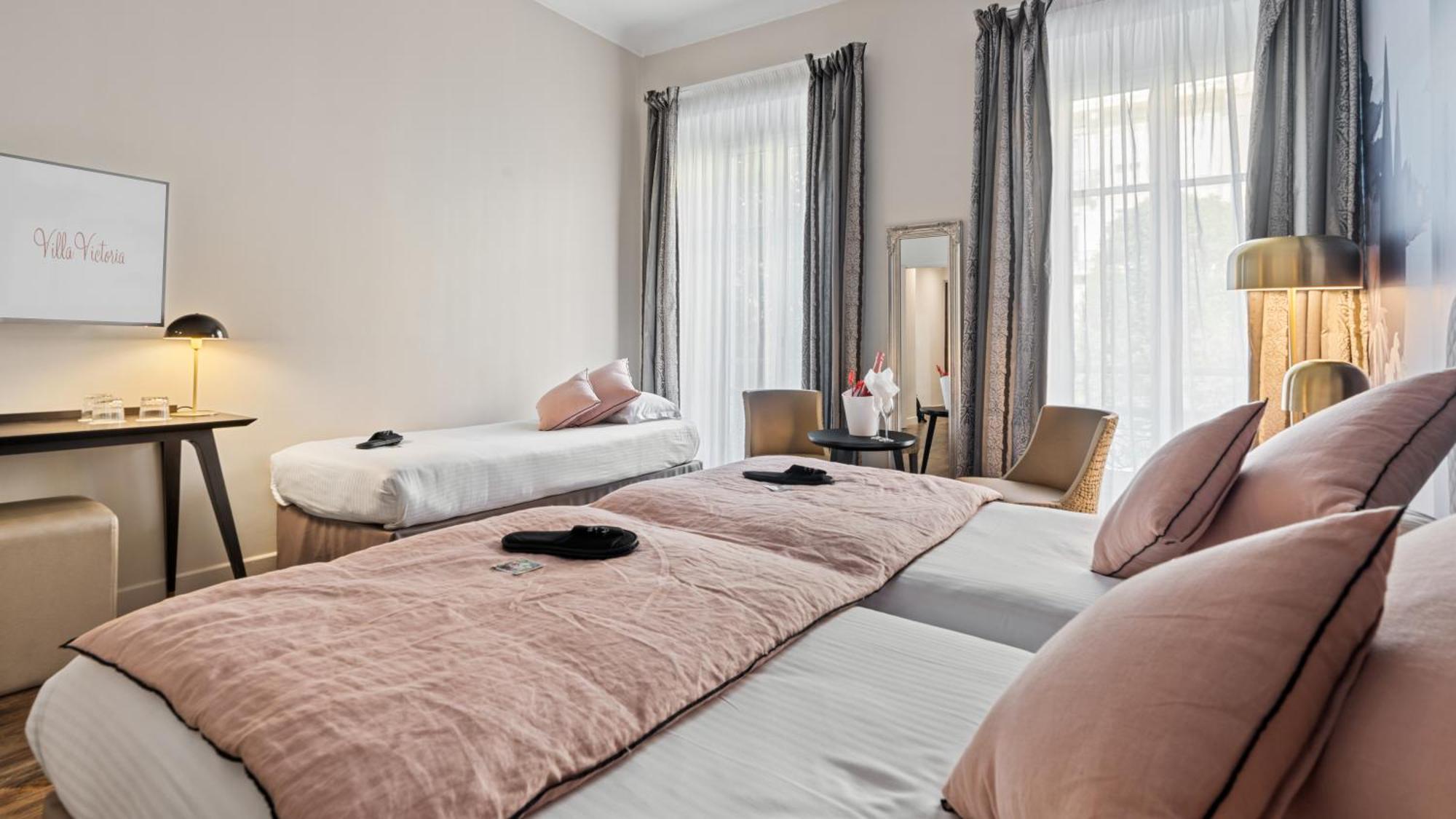 โฮเต็ล วิลลา วิกตอเรีย Hotel นีซ ภายนอก รูปภาพ